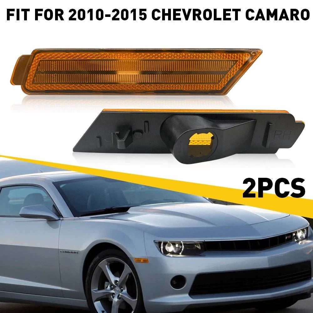 Set of 2 Front Side Marker Lights for Chevy Camaro (2010–2015) EXV
