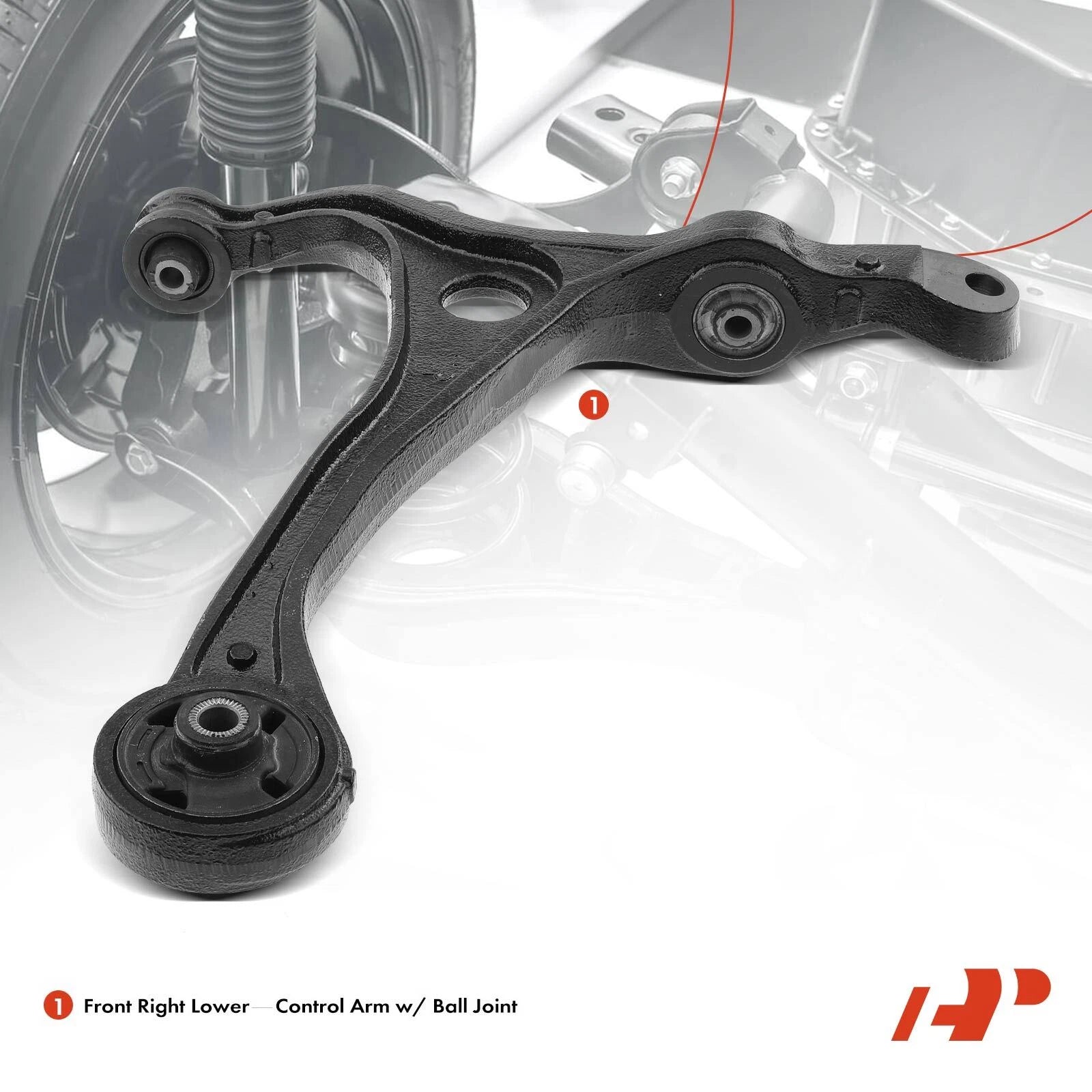 Front Right Lower Control Arm with Ball Joint for Honda Accord (2003-2007)