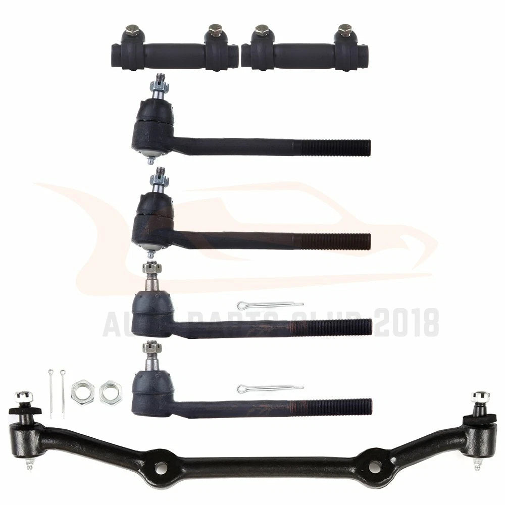 Set of 7 Inner Outer Tie Rod Ends for GMC Sonoma (1996–2003)