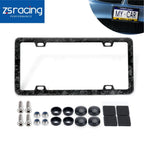 Carbon Fiber License Plate Frame for Car Truck (Real Forged)