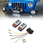 12V Wireless Winch Remote Control Twin Handset 150ft for Car