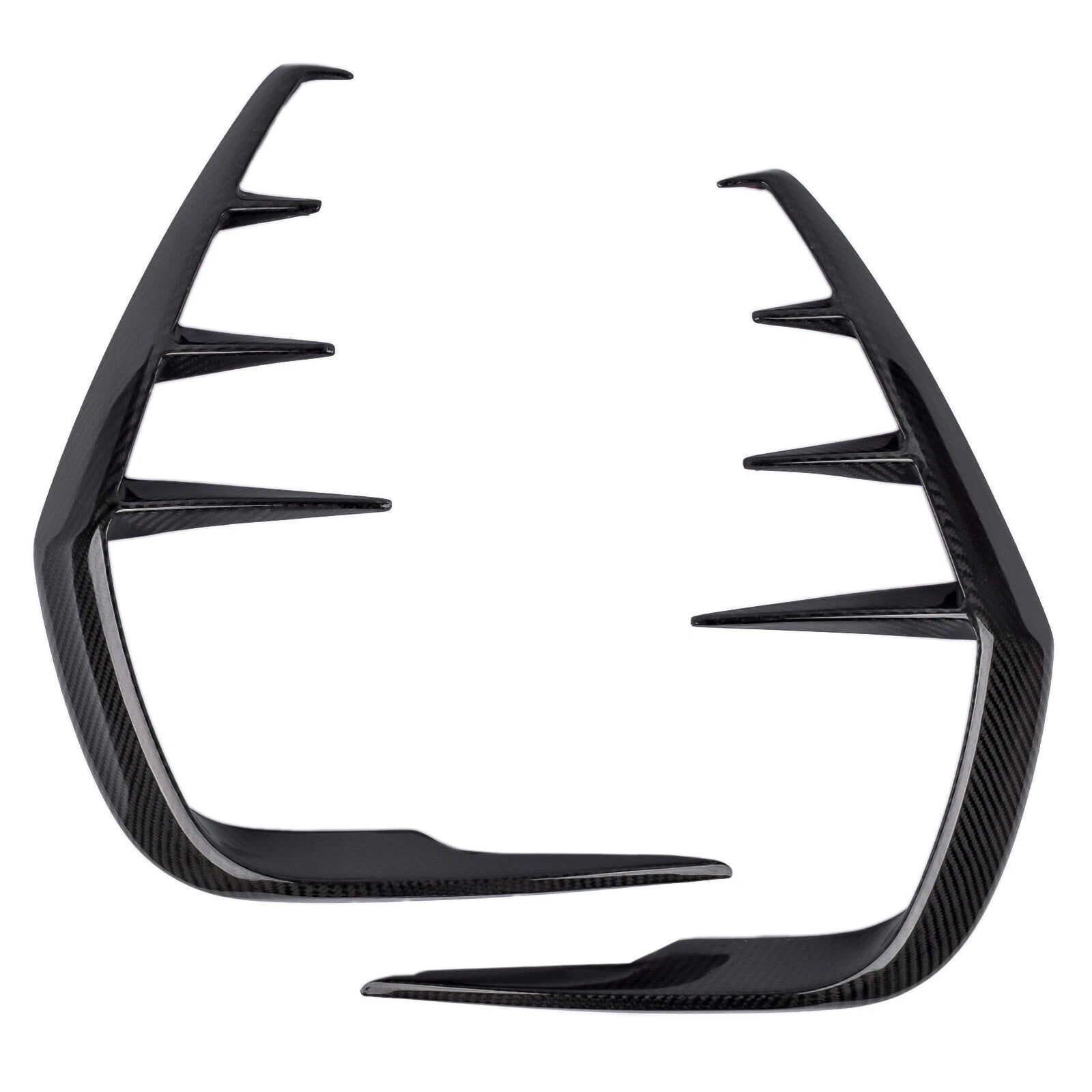Carbon Rear Bumper Side Vent Trims for Infiniti Q60 (2016–2020)
