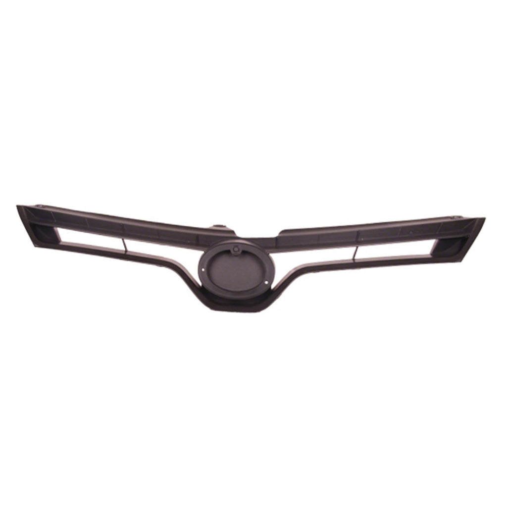 Front Upper Grille Replacement Textured Plastic with Emblem Hole for Ford