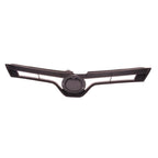 Front Upper Grille Replacement Textured Plastic with Emblem Hole for Ford