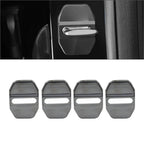 Blk Door Lock Protective Cover for BMW F40 F45 G20, Benz C Class, Maserati