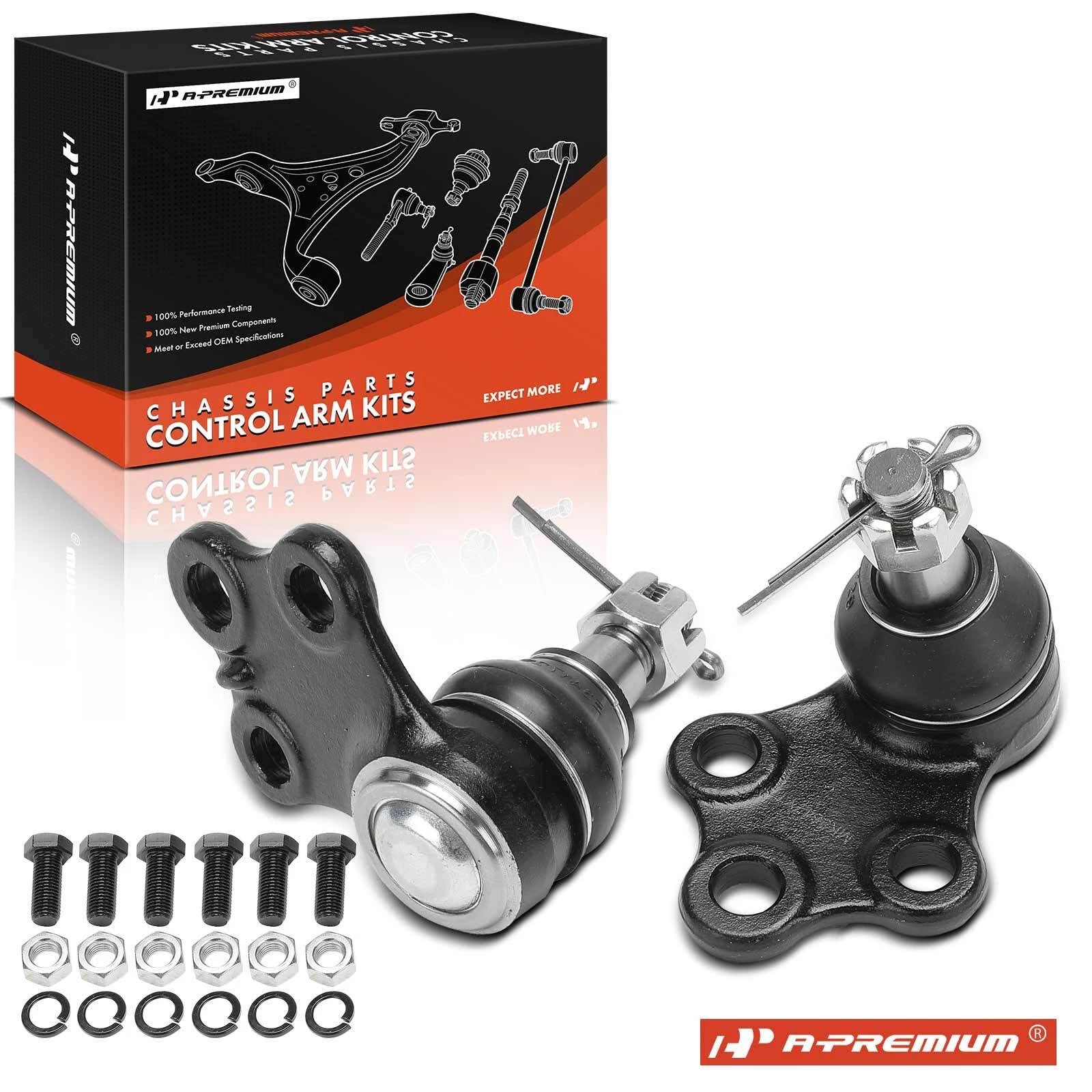 2X Front Lower Ball Joint for Nissan Quest Mercury Villager (1993–2002)