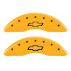 Caliper Covers Set of 4 Engraved Bowtie for 20-24 Chevy Silverado 3500