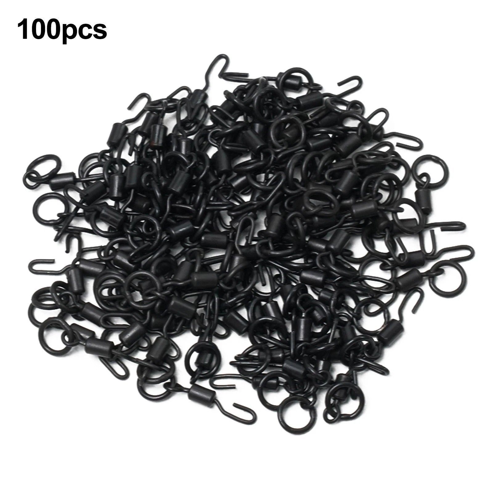 Set of 10 Spinner Swivels for Carp Fishing - Quick Change Alloy Copper