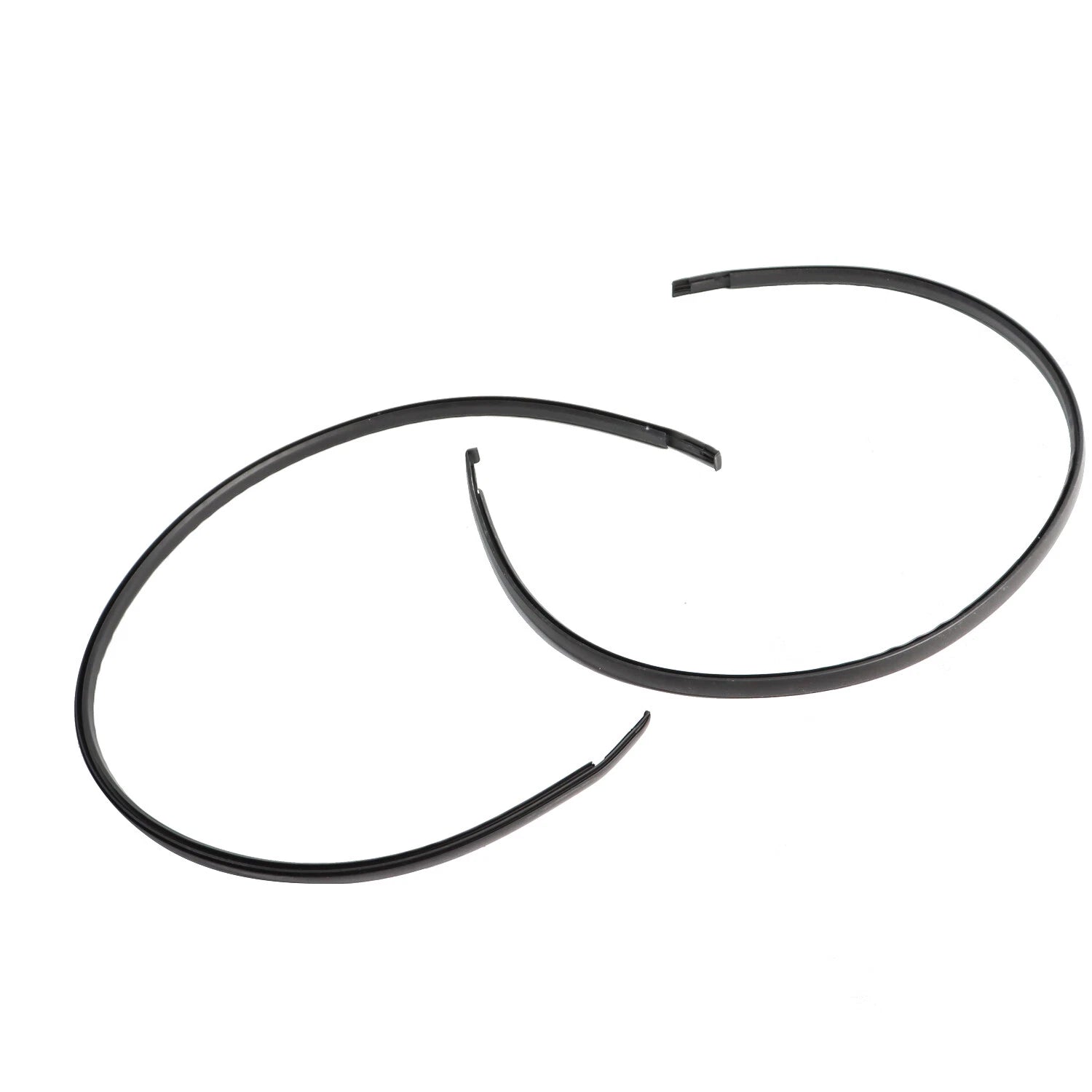 2X Rubber Roof Drip Molding Weatherstrip Trim Kit for Toyota Corolla (2003–2008)