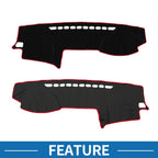 Dashboard Cover Mat for Toyota Land Cruiser Prado J120 (2003–2009) Black Red