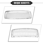 Front Grille Assembly for Dodge Ram 1500 (2009–2010) Chrome Silver Tone