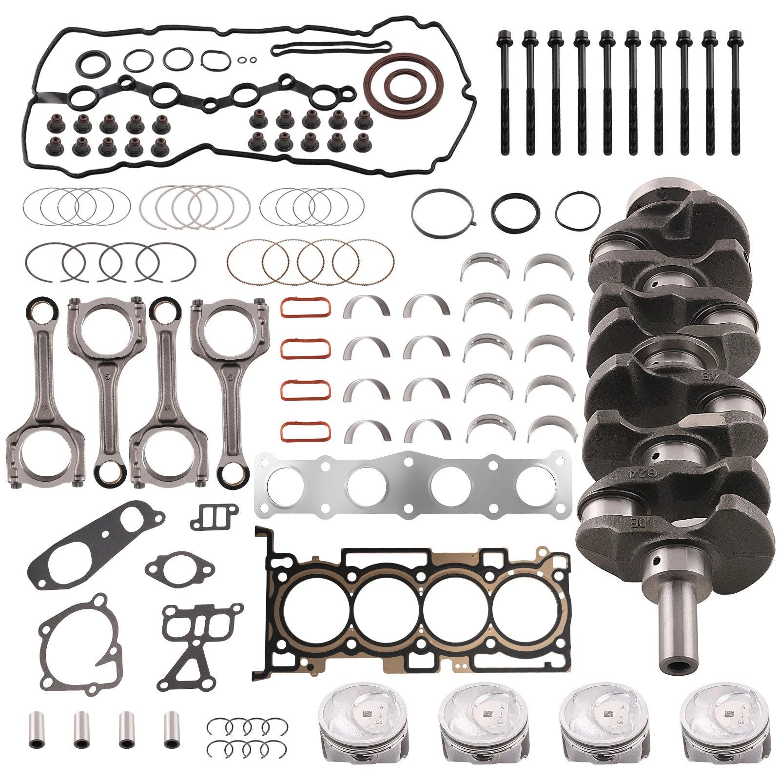 2.4L Engine Overhaul Kit for Kia Optima Sorento (2011–2015) G4KJ Piston Rod Gasket