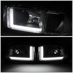 LED DRL Bar Headlight Lamps for Dodge Ram (1994–2002)