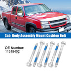 Set of 6 M12x1.75 Car Mount Cushion Bolts No.11519402 for Chevrolet Silverado 1500 (2014–2023)