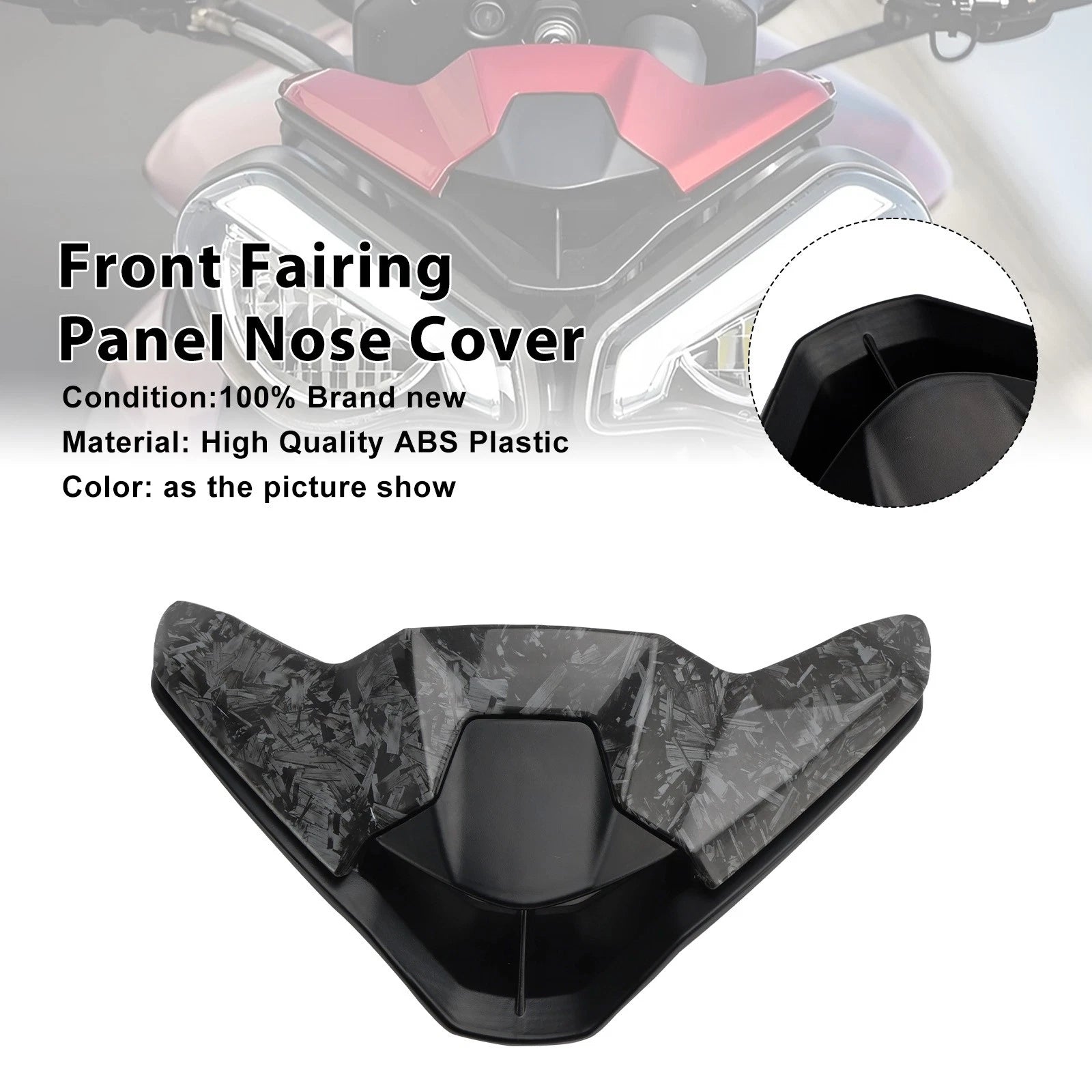 Front Fairing Panel Nose Cover for Street Triple 765 R/RS (2023–2025)
