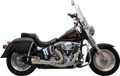 Bassani 2-into-1 Ripper Exhaust System for Twin Cam (Short, Black)