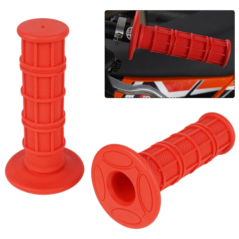Soft Rubber Hand Grips for ATV MX Dirt Bike (7/8" & 1")