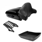 Chopped Trunk Backrest Mount Rack for Harley Road Electra Street Glide (2014–2026)