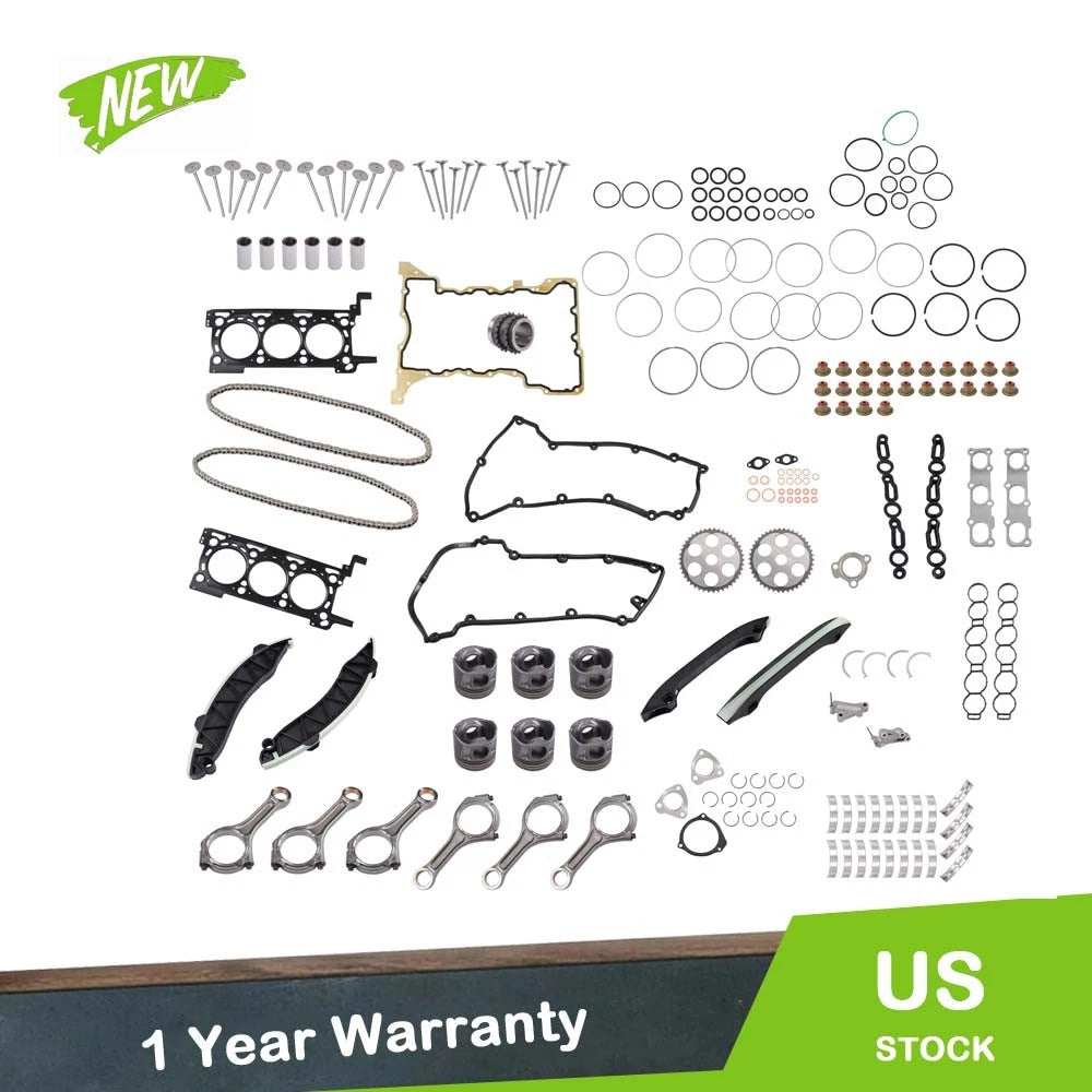 Engine Rebuild Overhaul Kit w/Rods Timing for Ram 1500 (2014–2023) 68147230AA