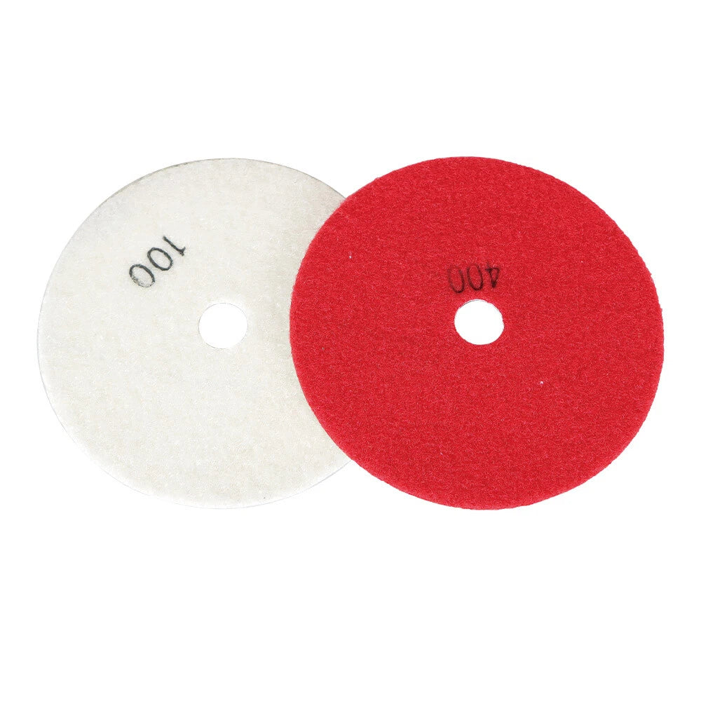 8 Pack Diamond Concrete Polishing Pads for Wet Dry Use (5")