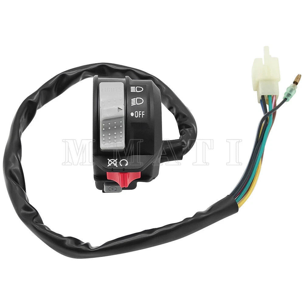 Handlebar Switch & Ignition Key Switch for Yamaha Grizzly 600 YFM600F (1998–2001)