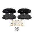 Set of 4 TRW Pro Front Ceramic Brake Pads for HS250h, Vibe, xB, xD, Corolla, Matrix, RAV4 (2009–2019)