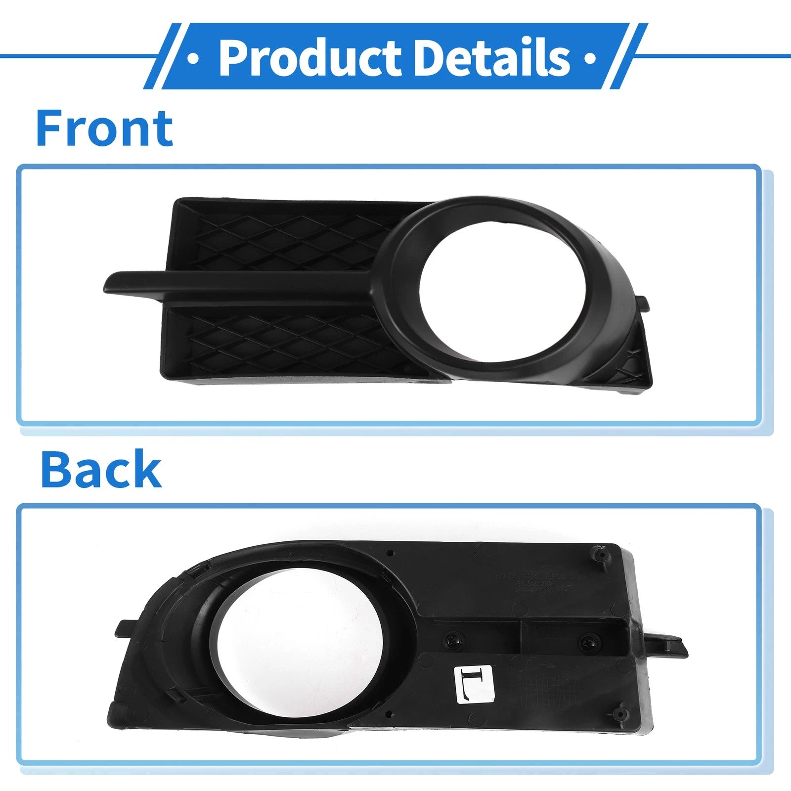 Fog Light Grill for Chevrolet Aveo (2007–2011) No. 96648783