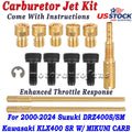 Jet Kit for Suzuki DRZ400S DRZ400SM (2000–2024) Fits Kawasaki KLX400SR Mikuni