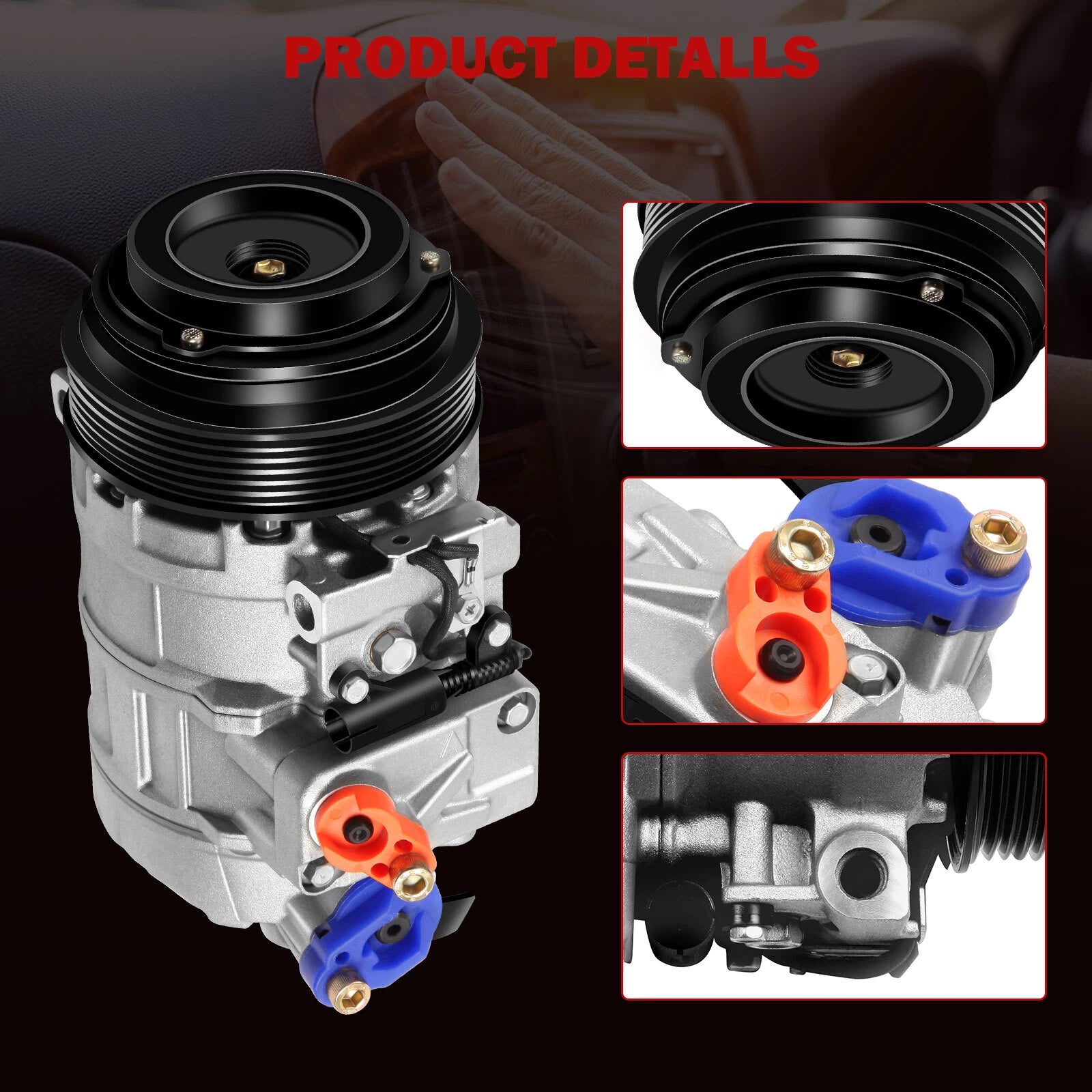 A/C Compressor for Mercedes-Benz CLK320 (1998–2002) & Dodge Sprinter (2004–2008)