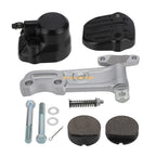 Front Brake Caliper & Holder Kit Assembly w/Pads for Honda CB360/400F/450/500/550 (1974–1978)