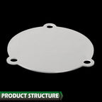 Aluminum Wiper Motor Delete Panel for Camaro Firebird (1967)
