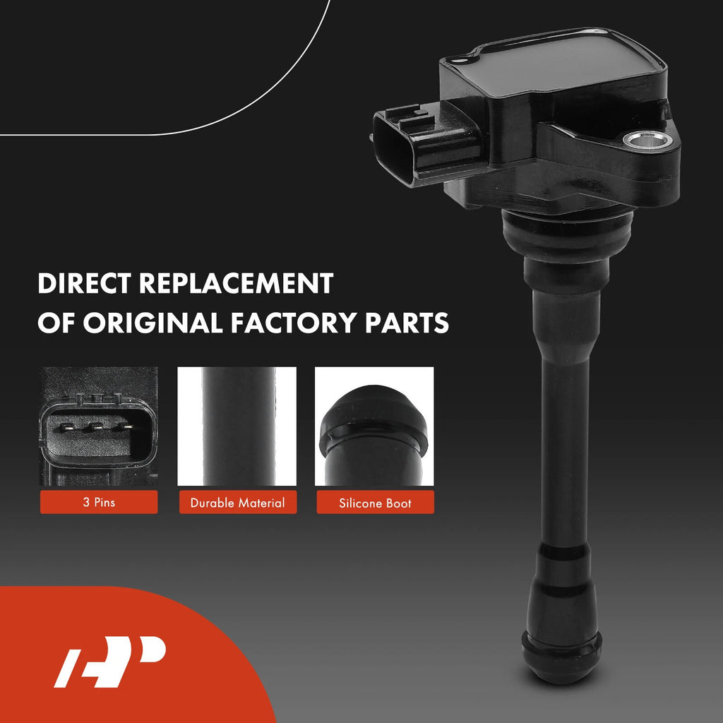 Set of 8 Ignition Coils & Iridium Spark Plugs for Nissan NV2500 NV3500 (2012–2021)