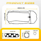 Upper Intake Manifold Gasket Set for Honda Odyssey (2005–2017) & Acura (2005–2015)