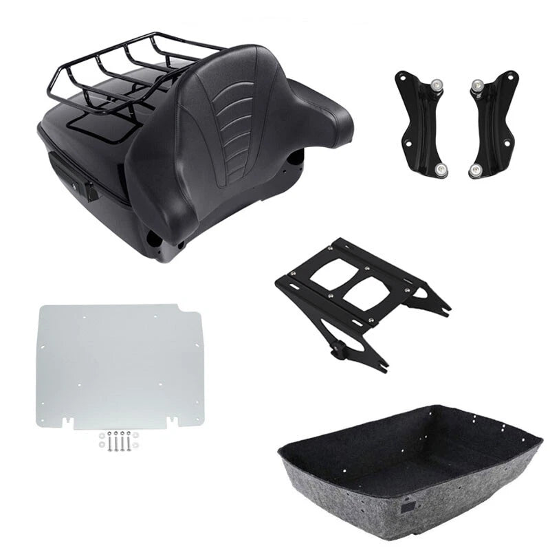 Trunk Backrest Mount Docking Plate for Harley Street Glide FLHX (2014–2026)