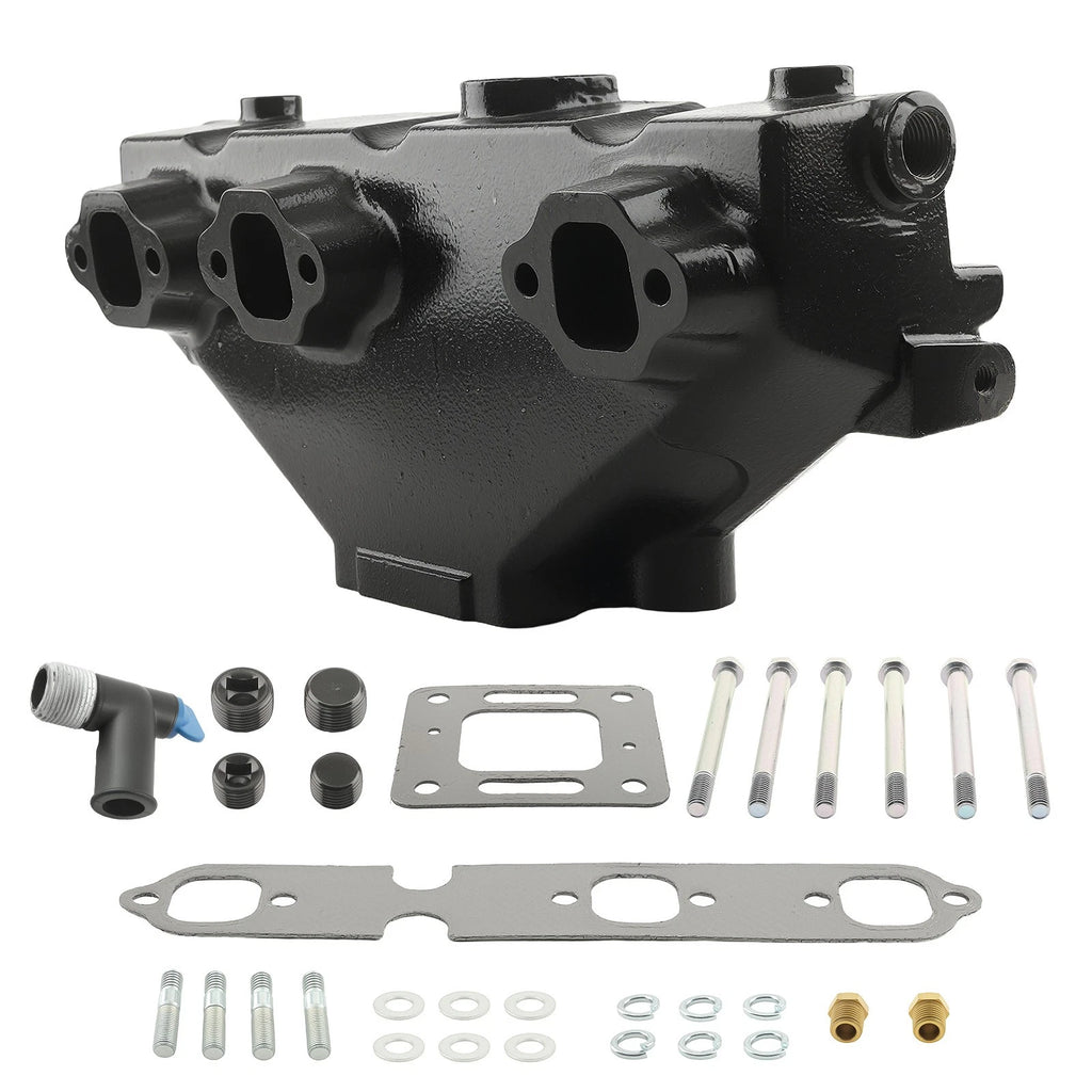 Marine Exhaust Manifold Gasket Set for MerCruiser GM V6 4.3L (175–205) (1986–1999)