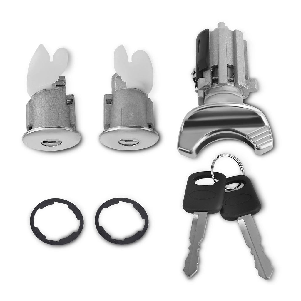 Ignition & Door Lock Cylinder Set for Bronco F-150 F-250 F-350 (1992–1996)