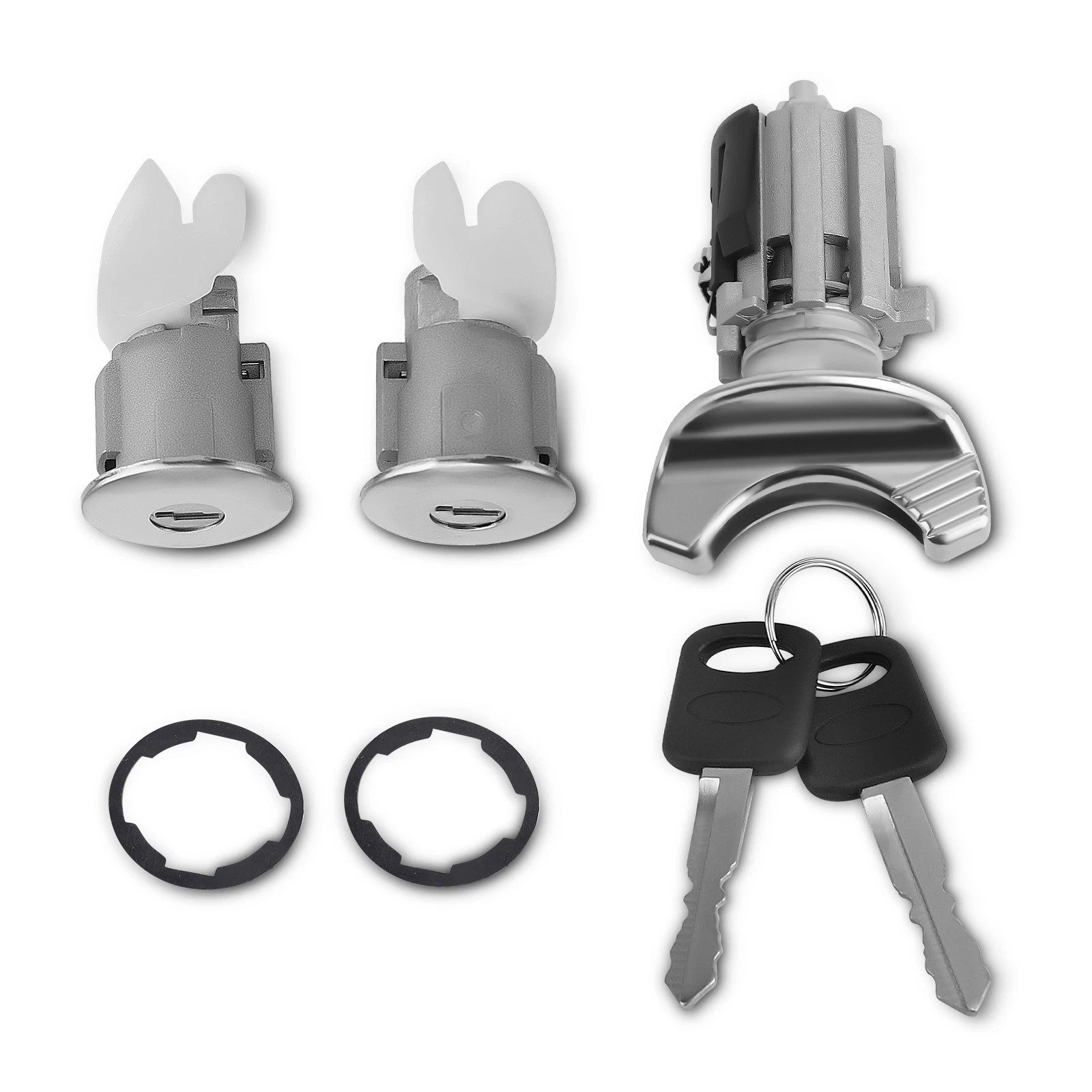 Ignition & Door Lock Cylinder Set for Bronco F-150 F-250 F-350 (1992–1996)