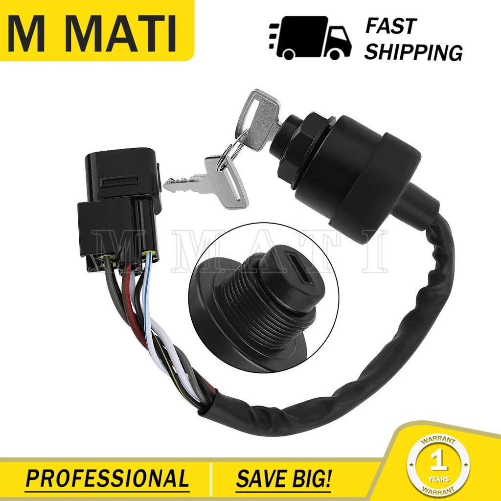 Ignition Switch for Kawasaki Mule PRO KAF820 KAF1000 (2017–2024) 27005-0643 27005-0644