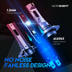H7 LED Headlight Bulbs for NOVSIGHT (20000LM, 6500K)