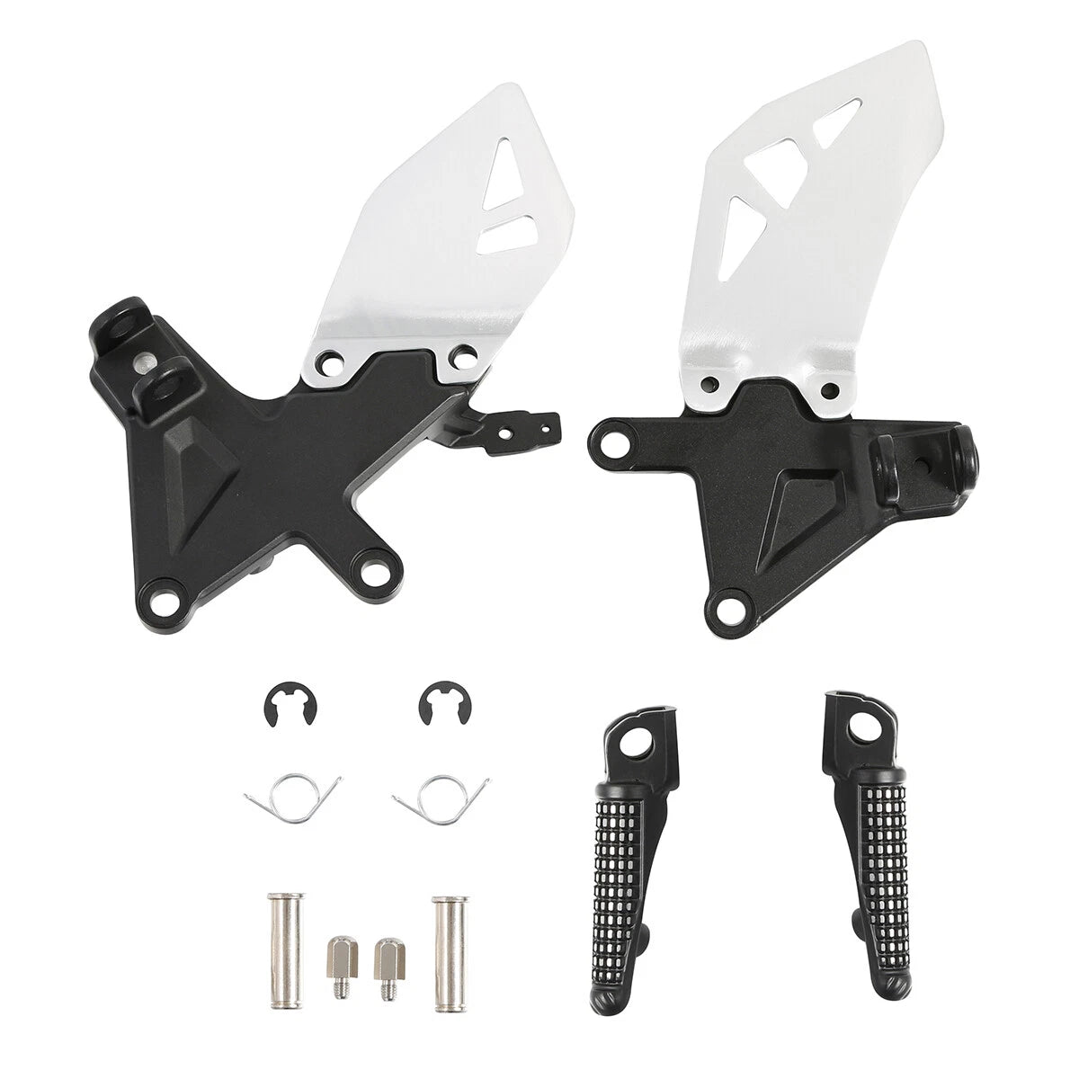 Set of 2 Front Rider Foot Peg Rest Brackets for Kawasaki Ninja ZX10R (2011–2020)