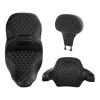 Driver Passenger Seat Backrests Pads for Harley Touring Road Glide (2014-2023)