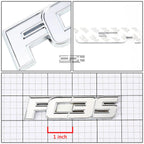 Chrome Bumper Trunk Grill Emblem Decal Badge for Mazda RX-7 FC3S (1986–1991)