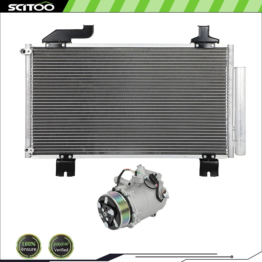 Condenser and Compressor for Acura TSX (2009–2014)