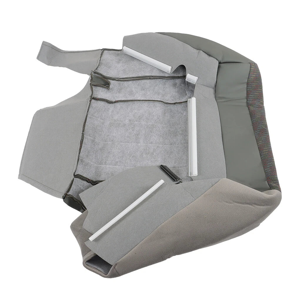 Driver Bottom Seat Cover for Dodge Ram 1500 2500 3500 (1994–1997) Gray Cloth