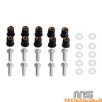 10 x M5 Stainless Steel Screws for Motorcycles Windshield Fairing Bolts
