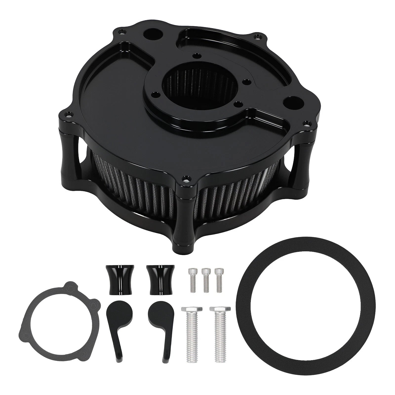 Air Filter Intake CNC Cut Air Cleaner Kit for Sportster XL (2004–2022)