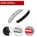 Clear Lens Red LED Rear Side Marker Lights for Chrysler 300 (2015–2023)