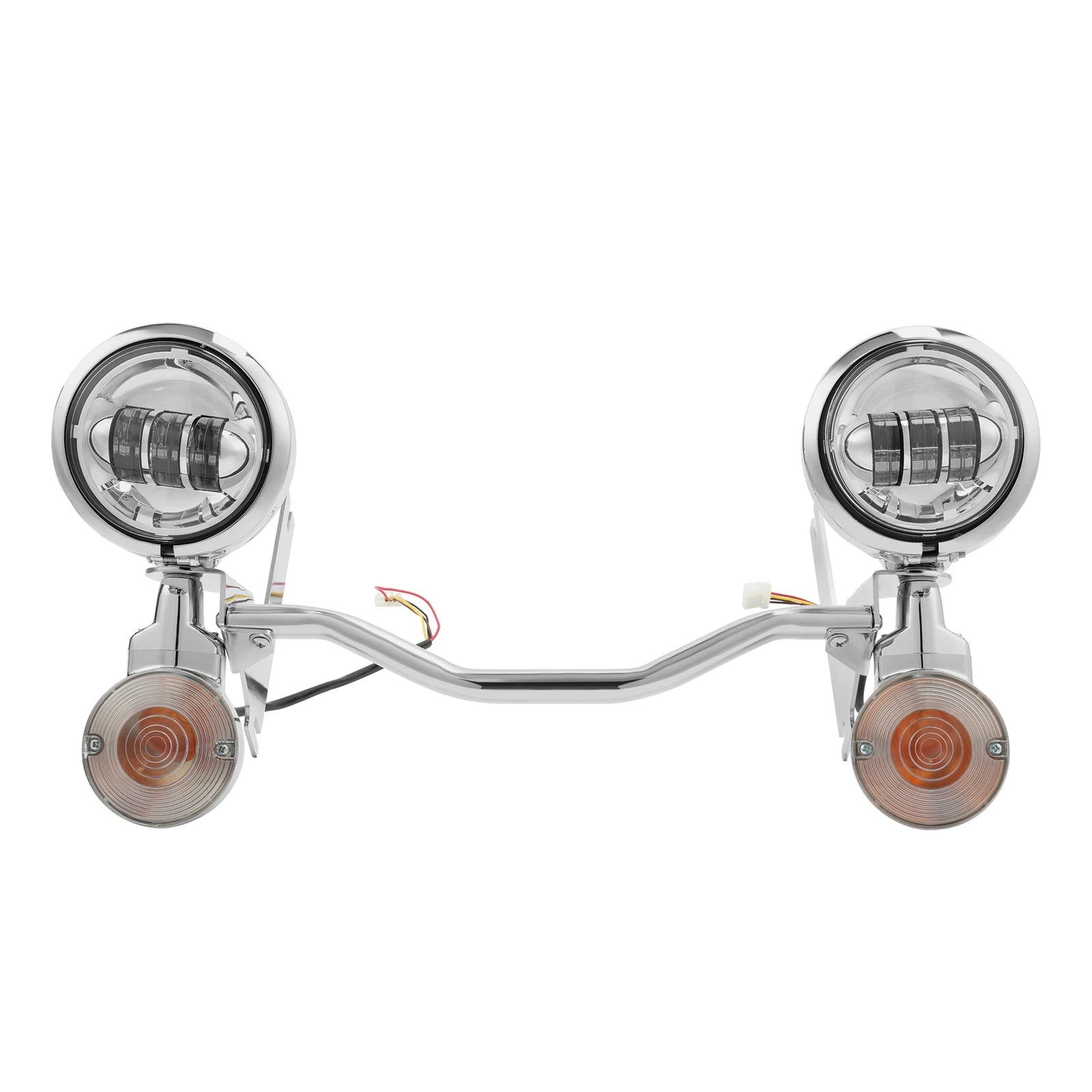 Set of 2 LED Spot Passing Lights for Harley Road King (2014–2024)