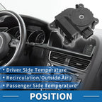HVAC Heater Blend Door Actuator No.92192011 for Chevrolet Caprice (2011–2017)