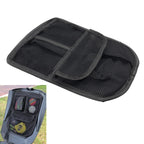 Black Glove Box Lid Organizer 3 Mesh Pocket for Can Am Ryker (2019–2024)